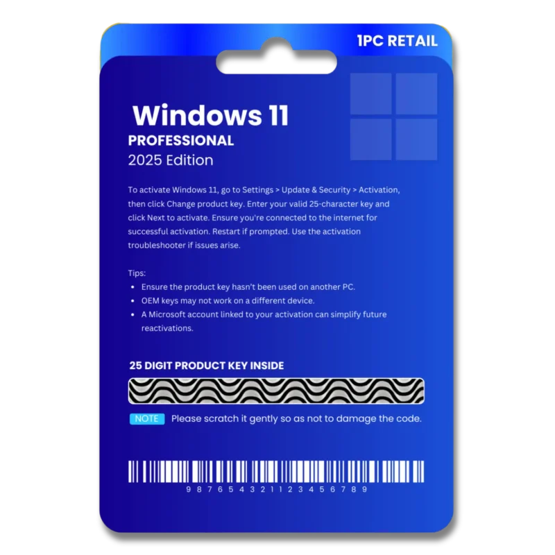 Windows 11 Pro OEM License Key