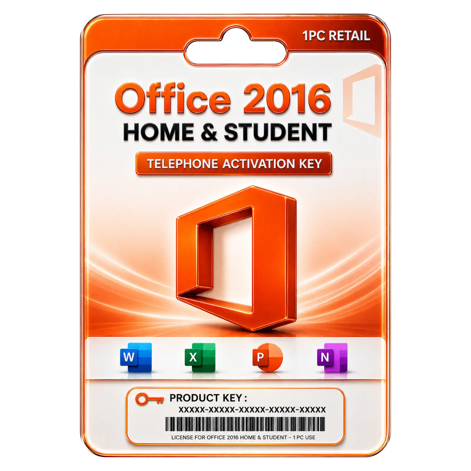 Office 2016 Home and student telephonic Office 2016 Home & Student Telephone activation key - Image 1