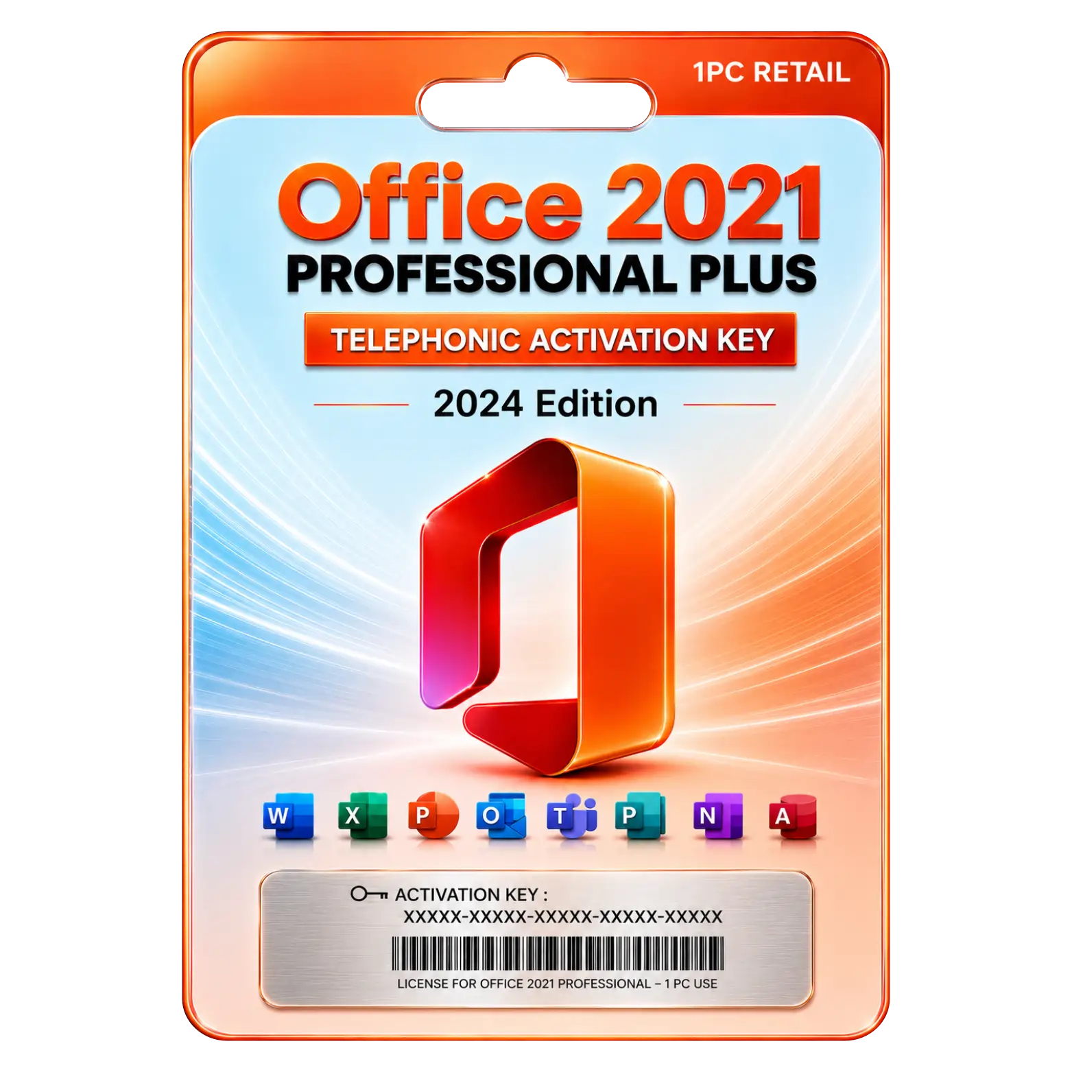 Office 2021 Pro Plus Telephonic Office 2021 Pro Plus Telephone Activation Key - Image 1
