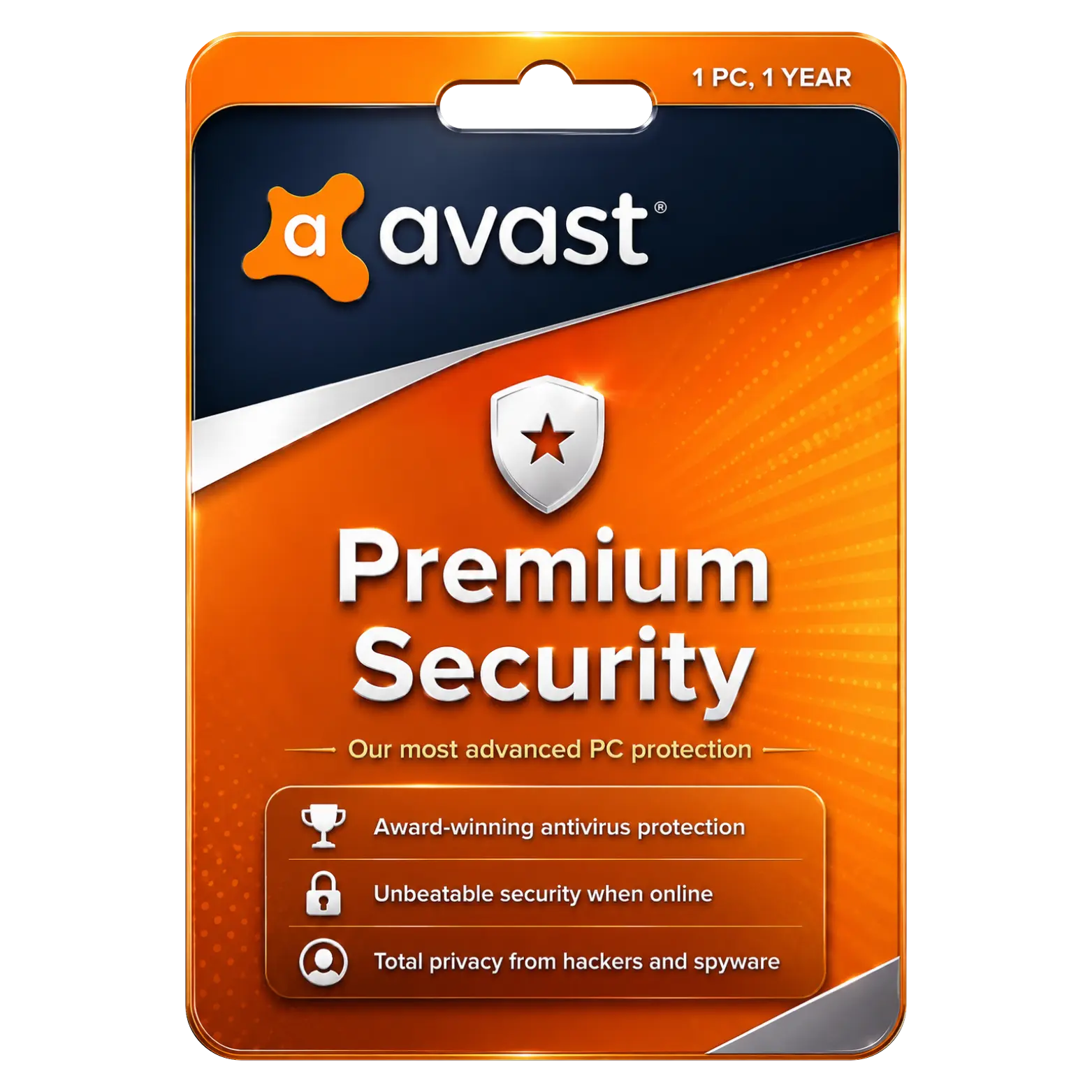 Avast Premium Security Avast Premium Security 1 Device 1 Year License - Image 1