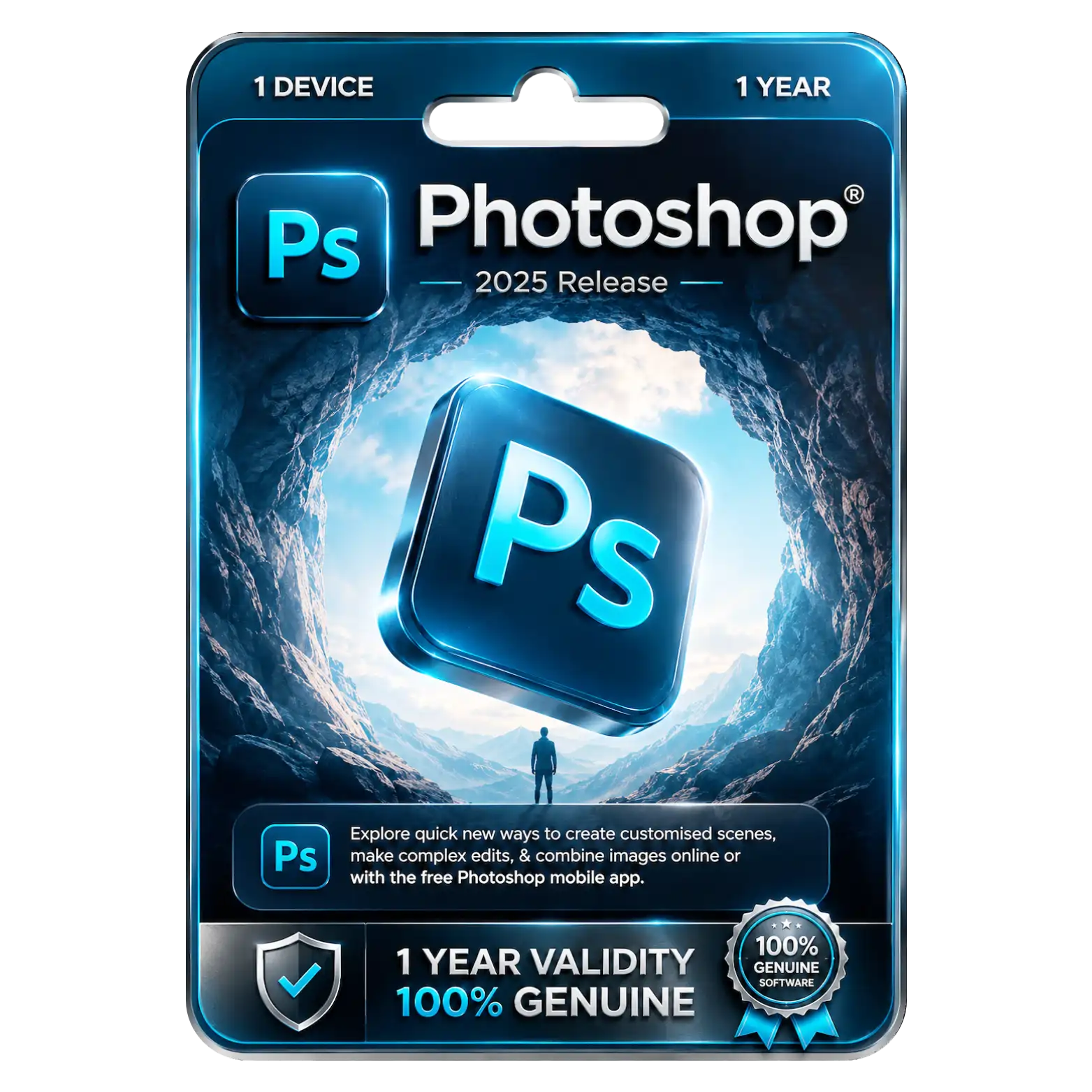 PhotoShop 2025 Photoshop Original License for 1 Device 1 Year - Image 1