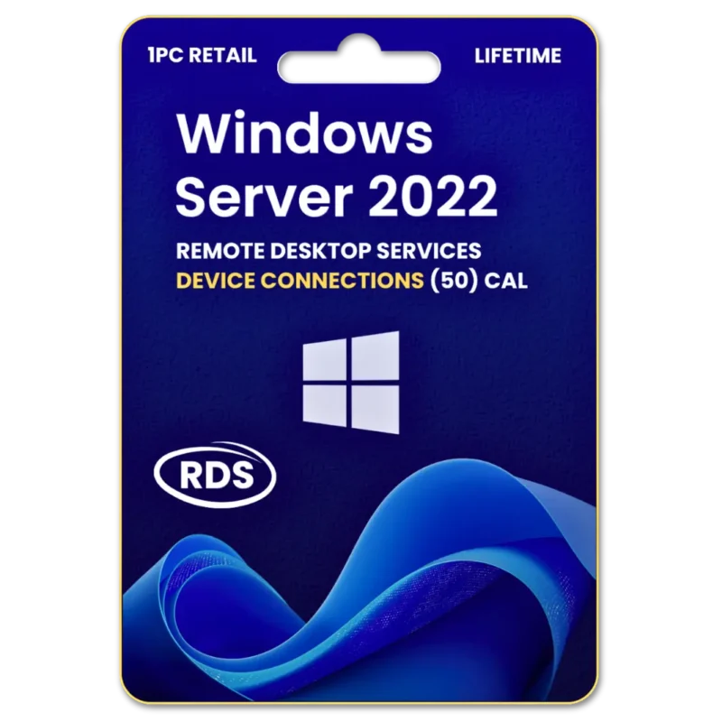 Windows Server 2022 Remote Desktop Services Device connections (50) CAL