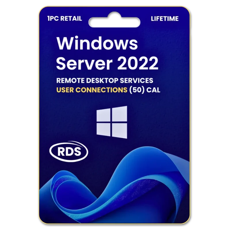Windows Server 2022 Remote Desktop Services User connections (50) CAL
