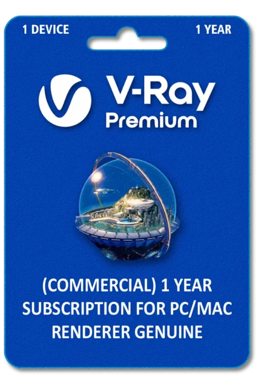 V-Ray Premium – Commercial 1 Year Subscription for PCMac