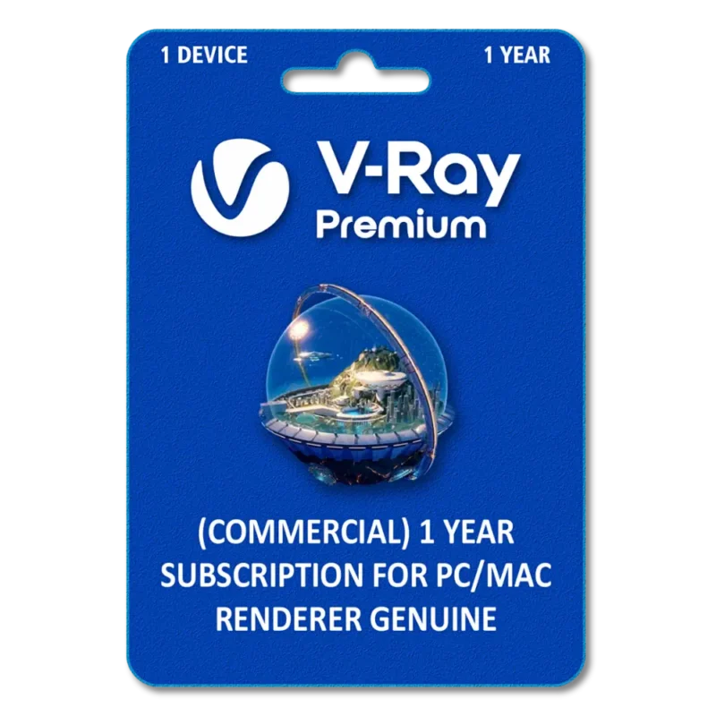 V-Ray Premium – Commercial 1 Year Subscription for PCMac