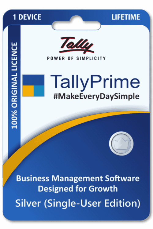 Tally Prime Silver – Lifetime Single User License