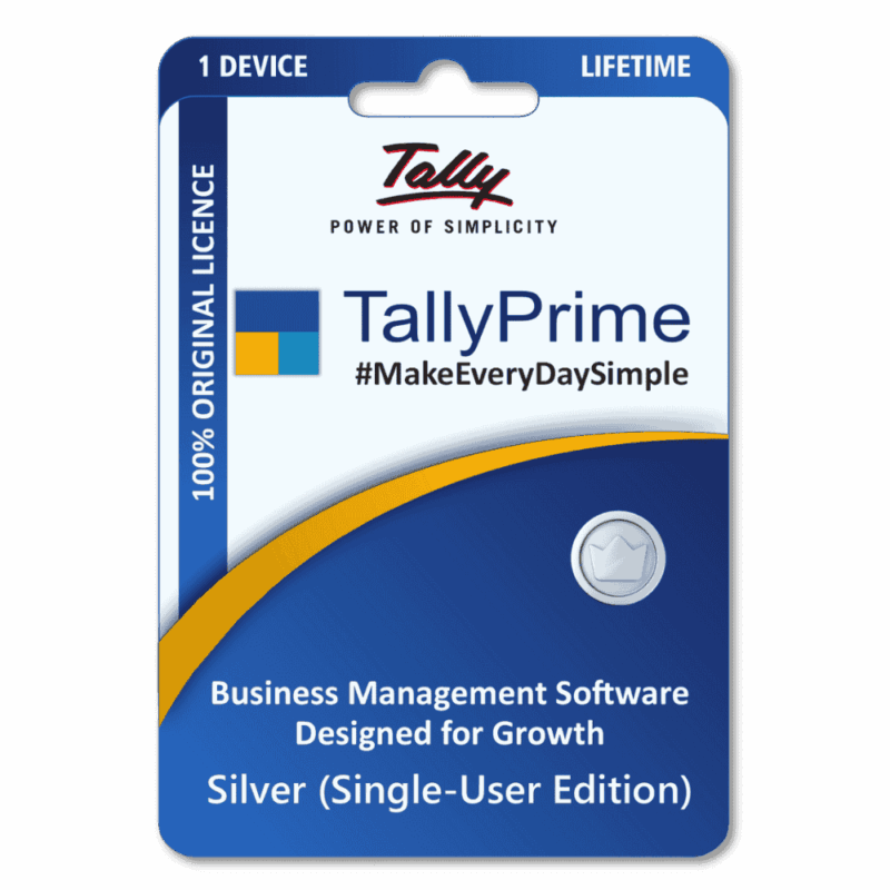 Tally Prime Silver – Lifetime Single User License