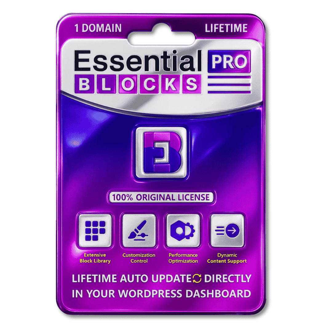 Essential Blocks Pro With Original License Key Essential Blocks Pro With Original License Key - Image 1