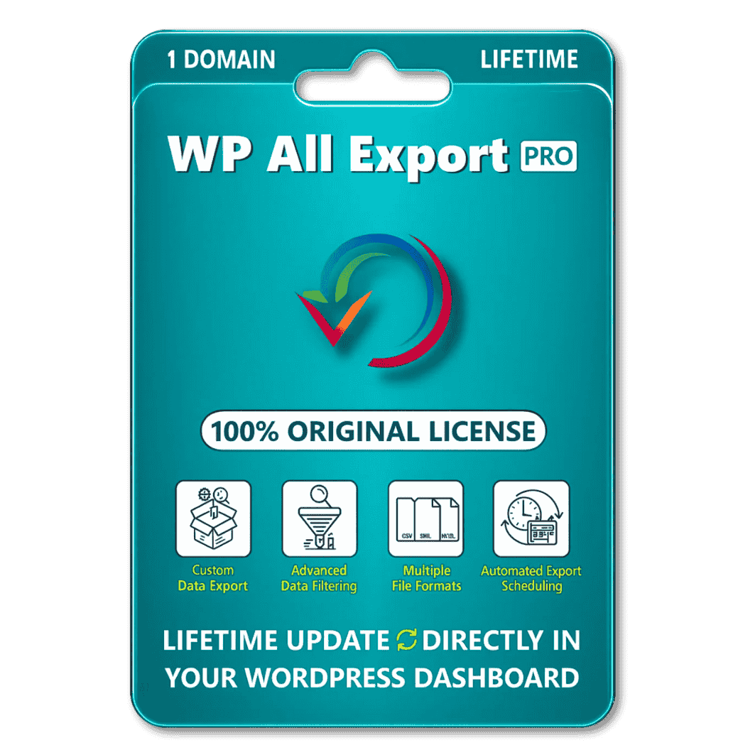 WP All Export Pro With Original License Key WP All Export Pro With Original License Key - Image 1