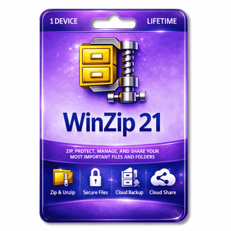 WinZip 21 – Lifetime Original License Key